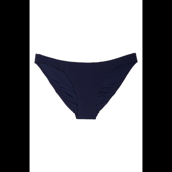 NEW Robin Piccone Ava Classic Bikini‎ Bottoms in Navy Blue [ Small ] - Picture 2 of 11